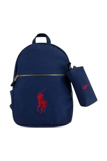 Детский рюкзак Polo Ralph Lauren, темно-синий