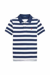 Детское хлопковое поло Polo Ralph Lauren, темно-синий