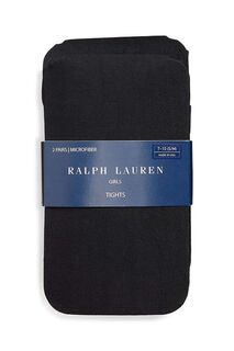 Детские колготки Polo Ralph Lauren, 2 пары, черный