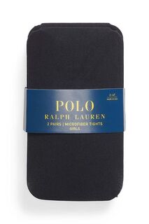 Детские колготки Polo Ralph Lauren, 2 пары, черный