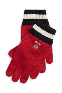 Детские перчатки Polo Ralph Lauren, красный