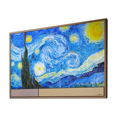 Телевизор Hisense Mural 65R8K 65&quot;, 4K, LED, 120 Гц, дерево
