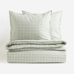 Комплект двуспального постельного белья H&amp;M Home Patterned, зеленый