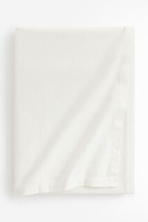 Скатерть H&amp;M Home Linen-blend, белый