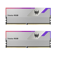 Модуль памяти Acer Predator Vesta B-die, 16 ГБ DDR4 (2 x 8ГБ), 3600 МГц, BL.9BWWR.294, серебристый