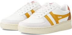 Кроссовки Grandslam Trident Gola, цвет White/Sun/Orange Spice