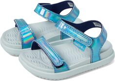 Сандалии на плоской подошве Charley Sugarlite Hologram Native Shoes Kids, цвет Sky Hologram/Coastal Blue/Coastal Blue