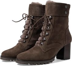 Ботинки на шнуровке Vivica Lace-Up Boot Johnston &amp; Murphy, цвет Dark Gray Suede