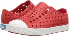 Кроссовки Jefferson Slip-on Sneakers Native Shoes Kids, цвет Torch Red/Shell White