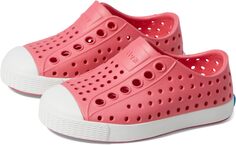 Кроссовки Jefferson Slip-on Sneakers Native Shoes Kids, цвет Dazzle Pink/Shell White