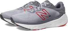 Кроссовки Fresh Foam 840v1 New Balance, цвет Aluminum Grey/True Red