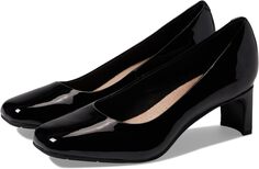 Туфли Kyndall Iris Clarks, цвет Black Patent Synthetic