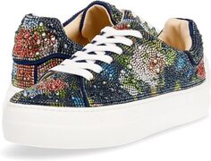 Кроссовки Sidny Sneakers Blue by Betsey Johnson, цвет Navy Floral