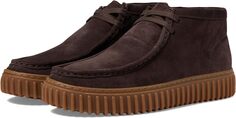 Ботинки Torhill Hi Clarks, цвет Dark Brown Suede