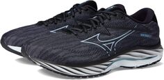 Кроссовки Wave Rider 27 Mizuno, цвет Ebony/Illusion Blue