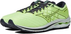 Кроссовки Wave Inspire 18 Mizuno, цвет Neo Lime/Misty Blue