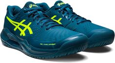 Кроссовки GEL-Challenger 14 Tennis Shoe ASICS, цвет Restful Teal/Safety Yellow