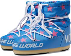 Зимние ботинки Light Low Stars MOON BOOT, цвет Alaskan Blue/Pink