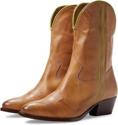 Ковбойские сапоги Borderline Western Boot Free People, цвет Distressed Tan