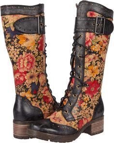 Ботинки на шнуровке Kisha-Flora L&apos;Artiste by Spring Step, цвет Black Multi