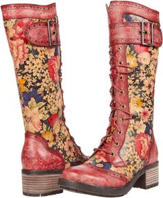 Ботинки на шнуровке Kisha-Flora L&apos;Artiste by Spring Step, цвет Red Multi