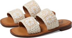 Сандалии на плоской подошве Juliette Crochet Sandal Free People, цвет Ivory Combo