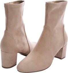 Ботильоны Stevy Vaneli, цвет Taupe Punto Stretch Suede