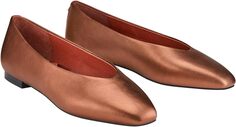 Балетки Crane Leather Flat Birdies, цвет Copper