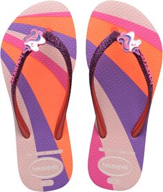 Шлепанцы Slim Glitter Flip Flop Sandal Havaianas, цвет Candy Pink