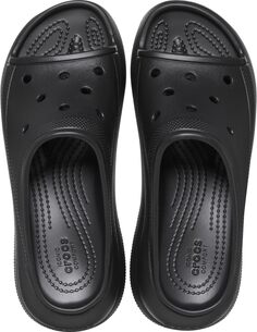 Босоножки Crush Slide Crocs, черный
