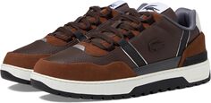 Кроссовки T-Clip Wntr 223 2 SMA Lacoste, цвет Dark Brown/Off-White