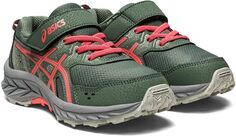 Кроссовки Pre Venture 9 PS ASICS, цвет Ivy/Papaya