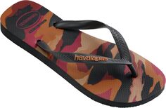 Шлепанцы Top Camo Flip Flop Sandal Havaianas, цвет New Graphite 1