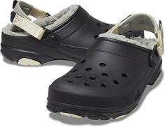 Сабо All Terrain Lined Clog Crocs, черный