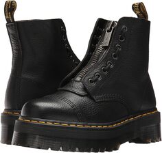 Ботильоны Sinclair Milled Nappa Leather Platform Boots Dr. Martens, цвет Black Milled Nappa