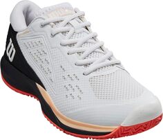 Кроссовки Rush Pro Ace Pickleball Shoes Wilson, цвет White/Black/Living Coral