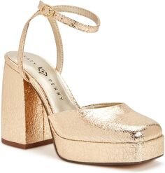 Туфли The Uplift Ankle Strap Katy Perry, золото