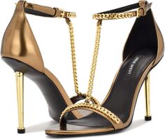 Босоножки Ropes 3 Nine West, цвет Dark Gold