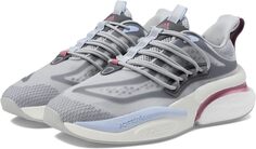 Кроссовки Alphaboost V1 adidas, цвет Grey/Pink Strata/Blue Dawn