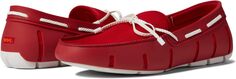 Лоферы Braided Lace Loafer SWIMS, цвет Signal Red/White