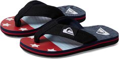 Шлепанцы Quiksilver Kids Molokai Layback II Flip Flops Quiksilver, цвет Blue 3