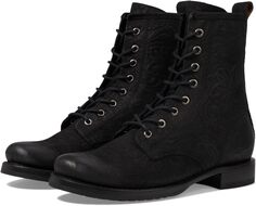 Ботинки на шнуровке Veronica Combat Frye, цвет Black Floral
