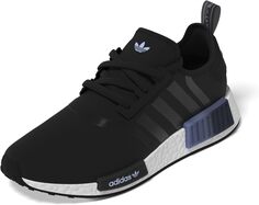 Кроссовки Nmd-R1 adidas, цвет Black/White/Blue Dawn