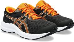 Кроссовки Contend 8 GS ASICS, цвет Black/Bright Orange