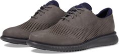 Оксфорды 2.Zerogrand Laser Wing Tip Oxford Lined Cole Haan, цвет Tornado Nubuck/Pavement