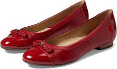 Балетки Park Ave Flat Marc Joseph New York, цвет Red Nappa/Patent