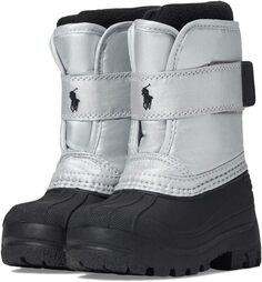Зимние ботинки Everlee Polo Ralph Lauren, цвет Silver Nylon/Black/Black PP