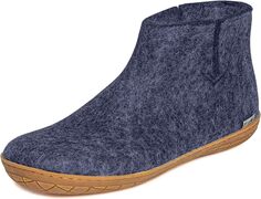 Тапочки Wool Boot Rubber Outsole Glerups, цвет Denim/Honey Rubber