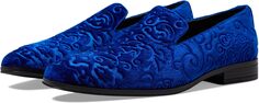 Лоферы Saunders Velour Slip-On Stacy Adams, королевский синий