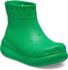 Резиновые сапоги Crush Rain Boot Crocs, цвет Grass Green